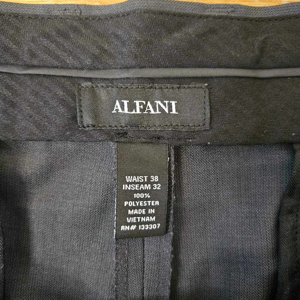 Alfani Gray Dress Pants Size 38